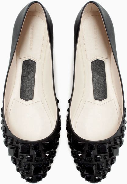 zara ballerina flats.